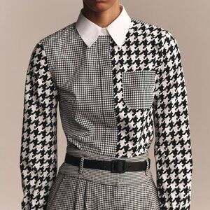 Zendaya x Tommy Hilfiger Houndstooth shirt - Size 2